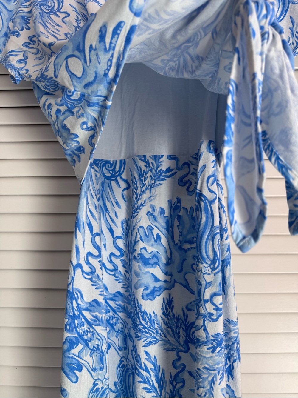 Lilly Pulitzer Inca Dress Resort White Aqua Lounge Cruise Beach Size XS - Picture 6 of 10